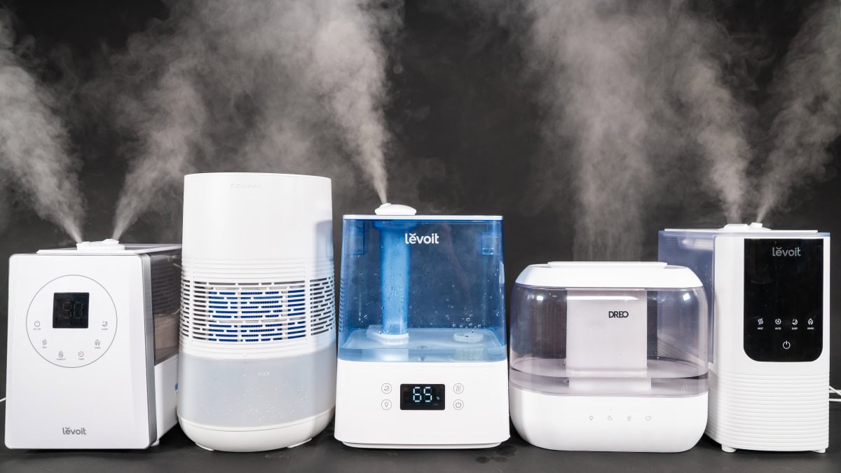 High-efficiency humidifiers and air purifiers from Crates Health improving air quality and health, featuring advanced germ-killing technology and sleek modern design for home or office use.